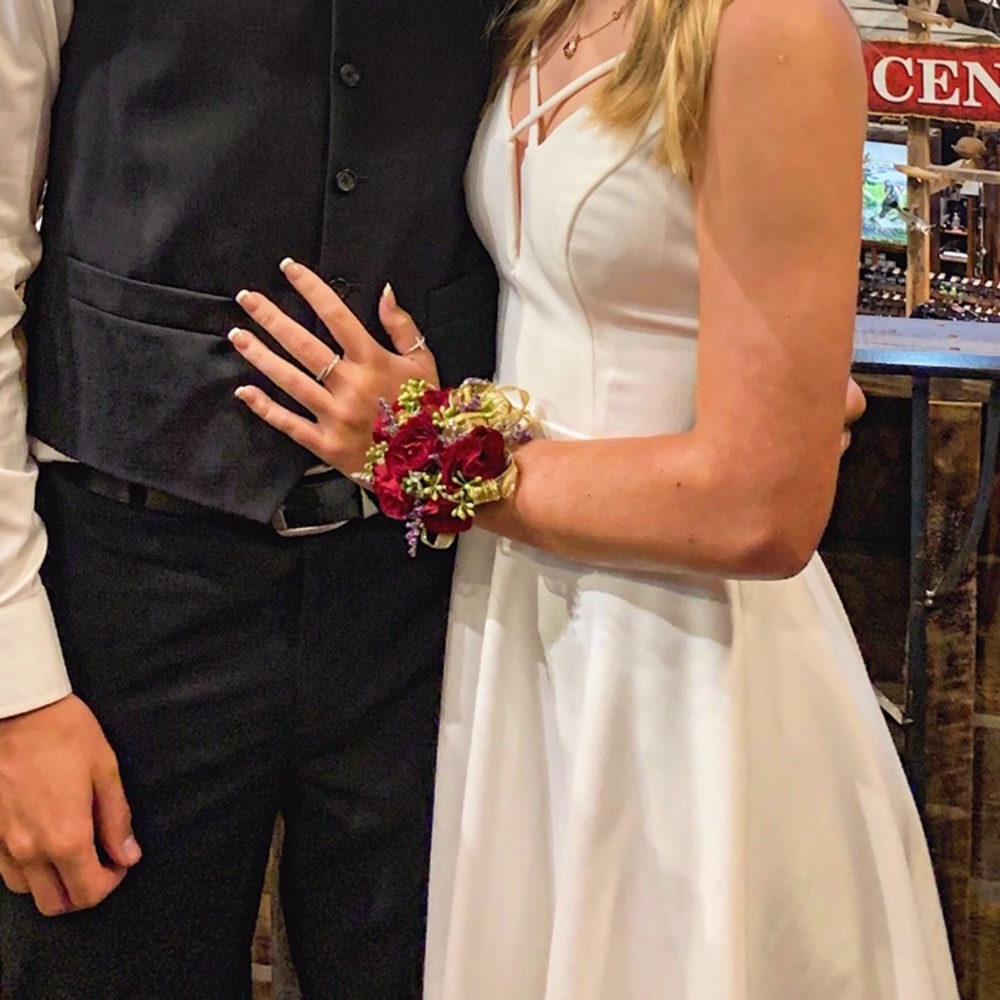 White Homecoming Dress